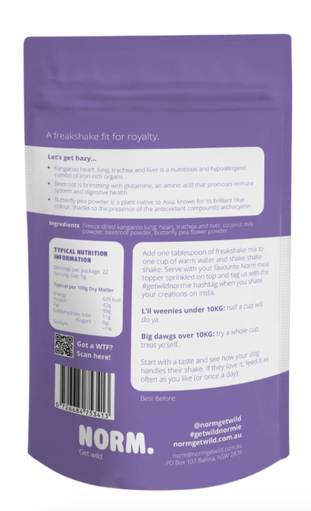 Purple haze freakshake