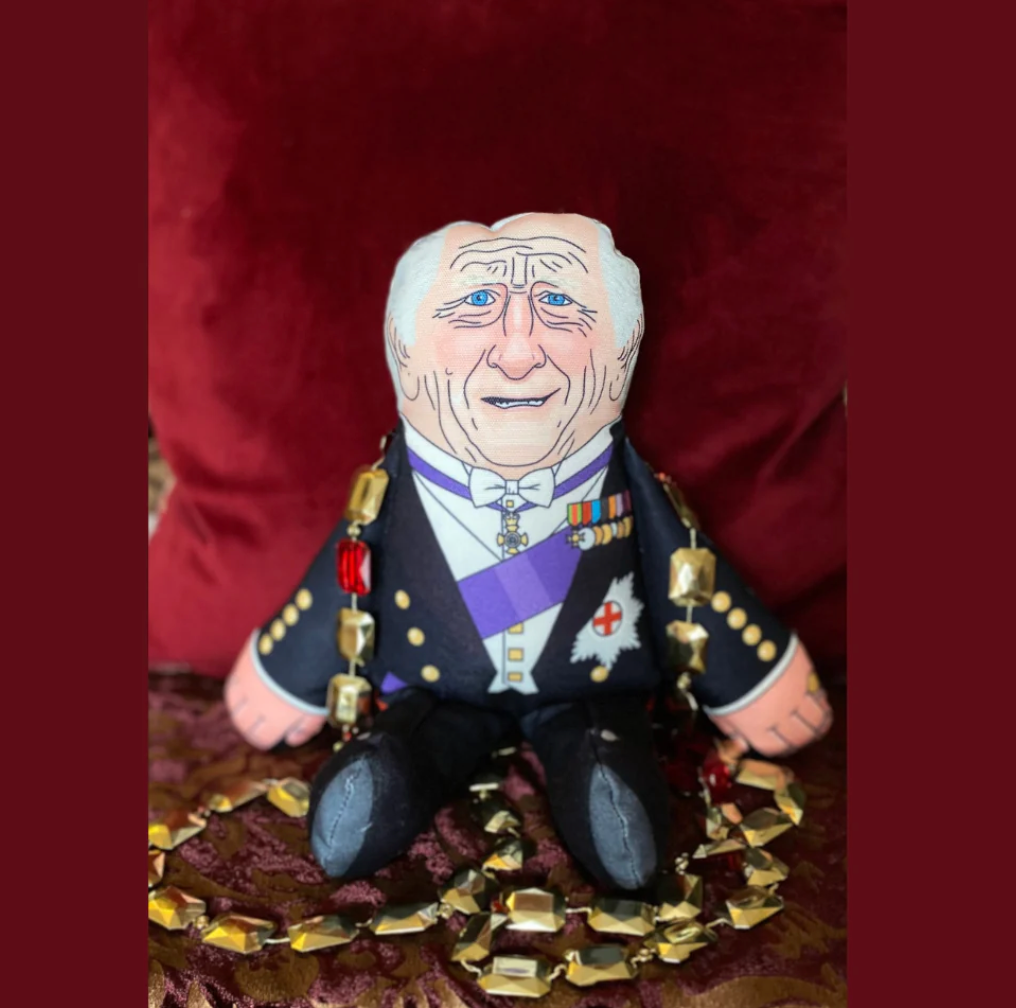King Charles III Dog Toy