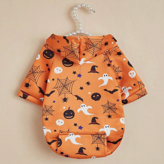 Pumpkin Spider web hoodie