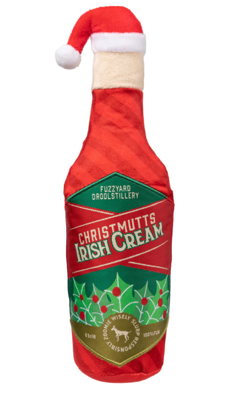 Christmas Irish cream dog toy