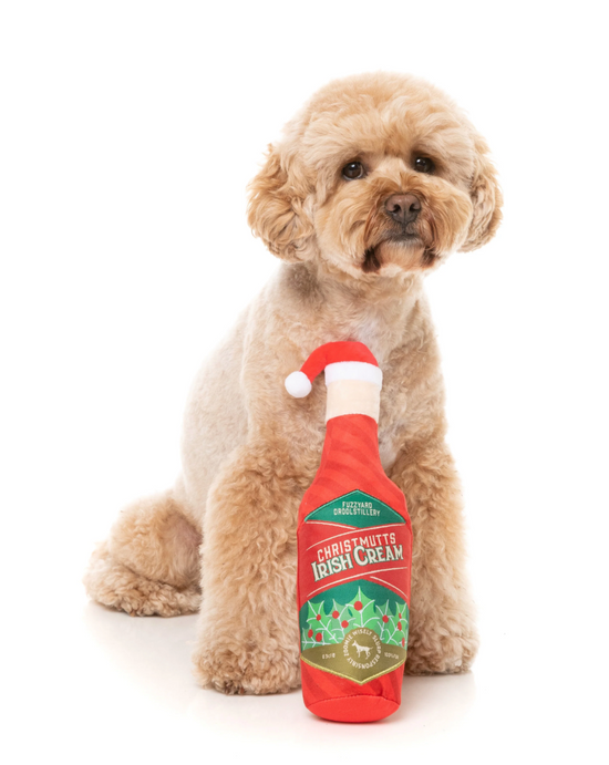 Christmas Irish cream dog toy