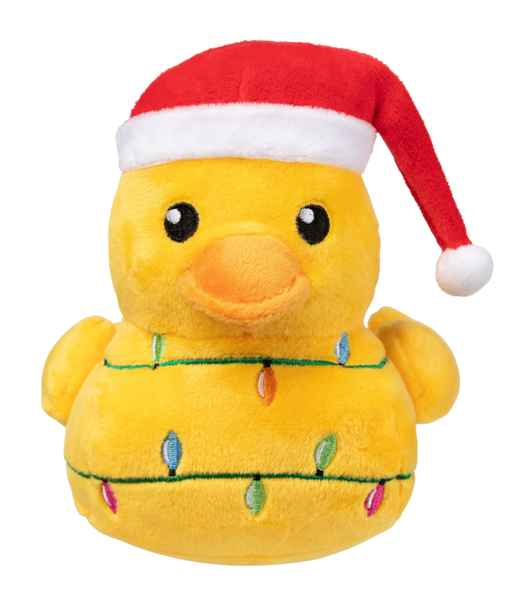 Merry Quackmas dog toy