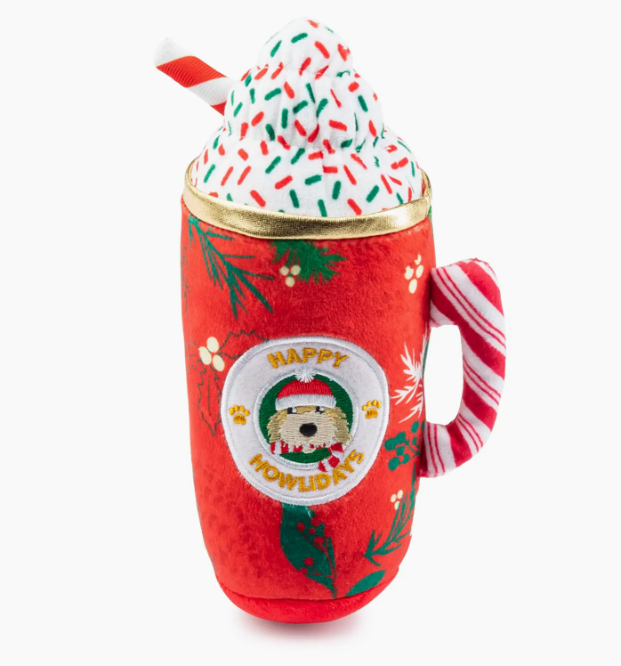 Howliday cheer mug Christmas dog toy