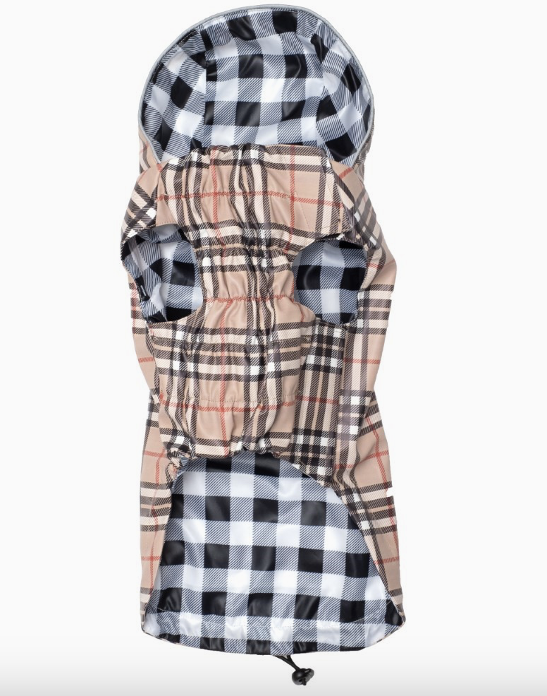London Plaid Raincoat