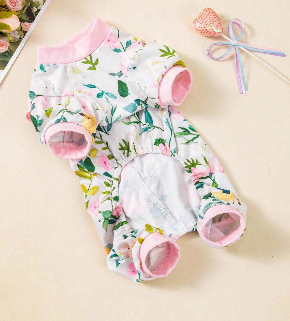 Floral Coquette Bow Pyjamas