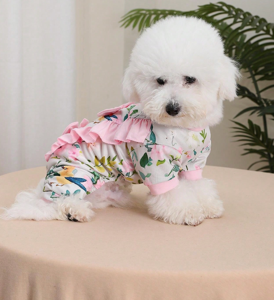 Floral Coquette Bow Pyjamas