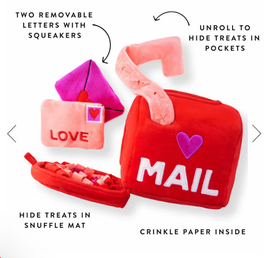 Love Letters Interactive Snuffle Dog Toy