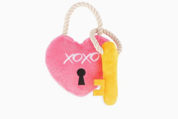 Love Bug Love You A Lock dog toy
