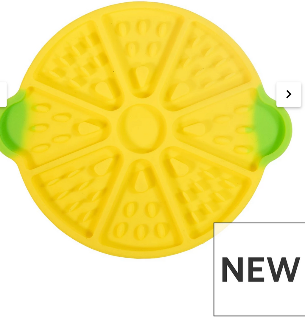 Lemon dog lick Mat