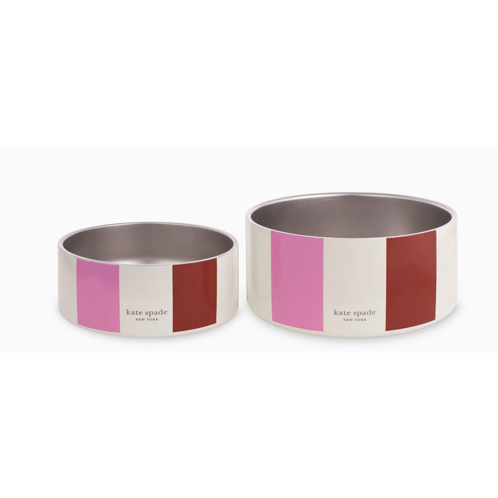 Kate Spade Dog Bowl- Adventure Stripe
