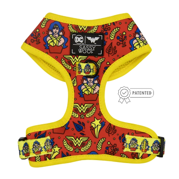 Sassywoof Wonder woman Harness for dogs