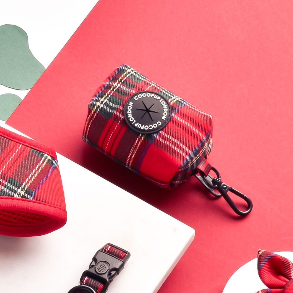 Cocopup tartan poo bag holder