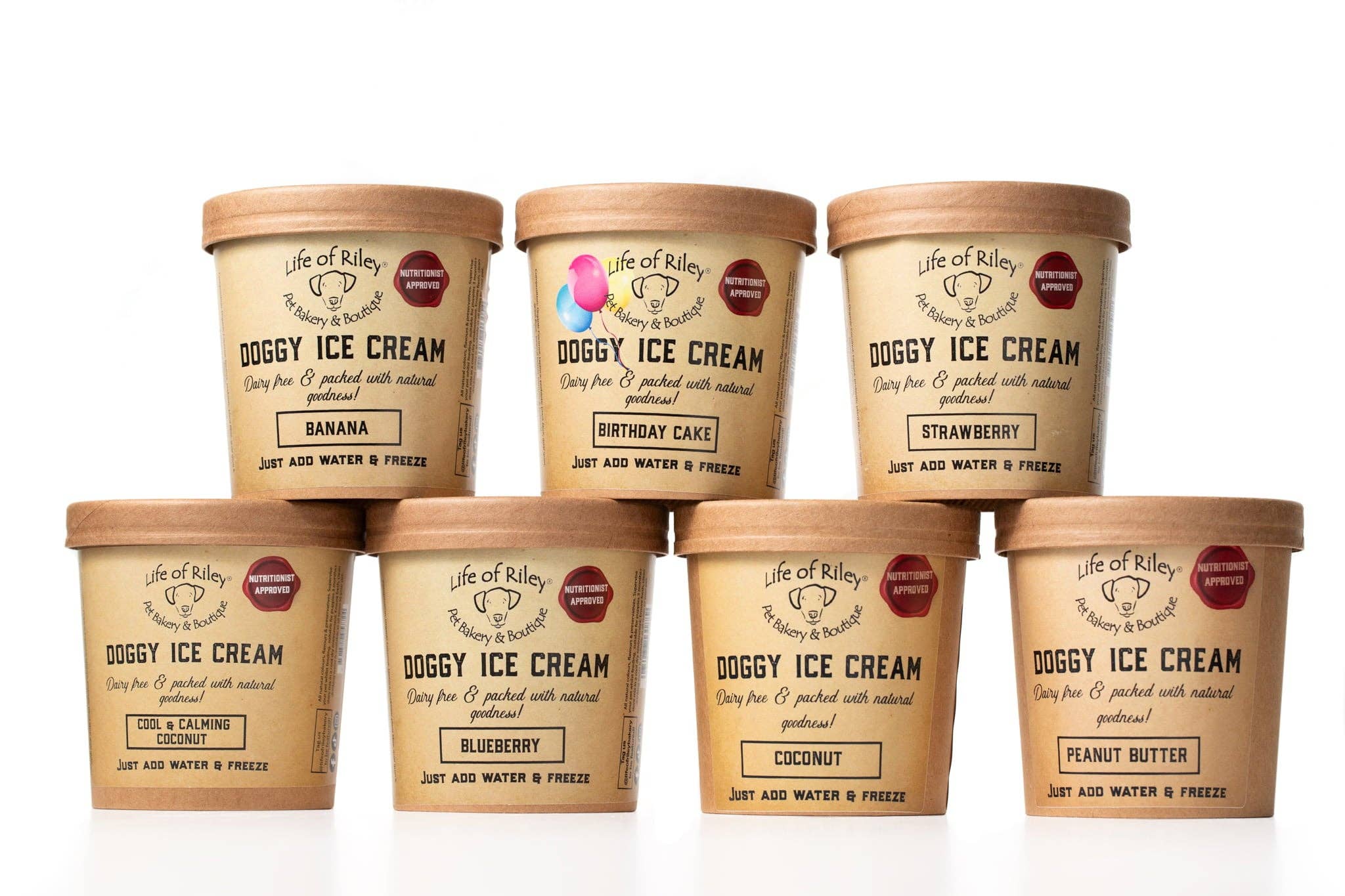 Doggy DIY Ice Cream Kits - Case of 8 Tubs