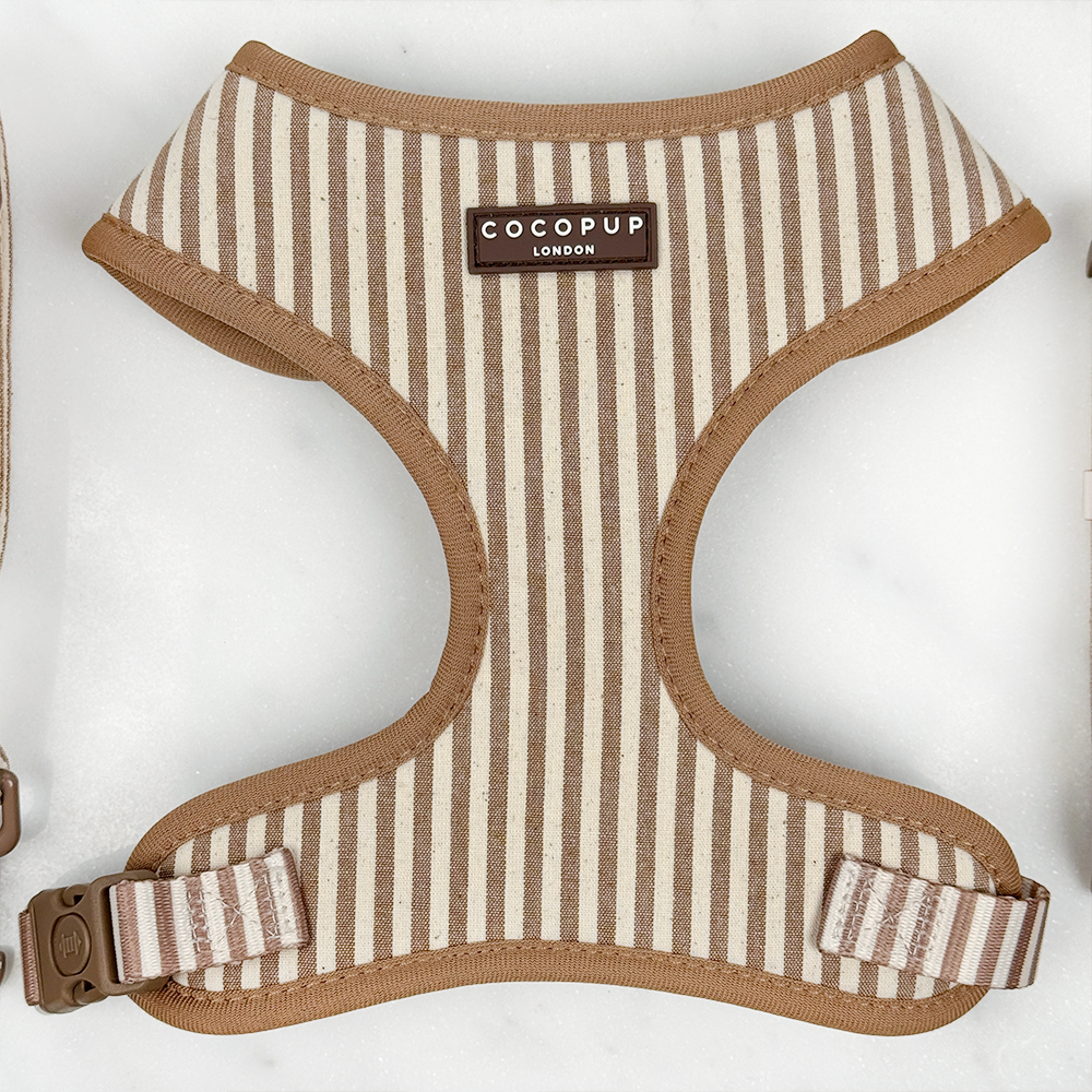 London Linen Stripes Adjustable Neck HARNESS
