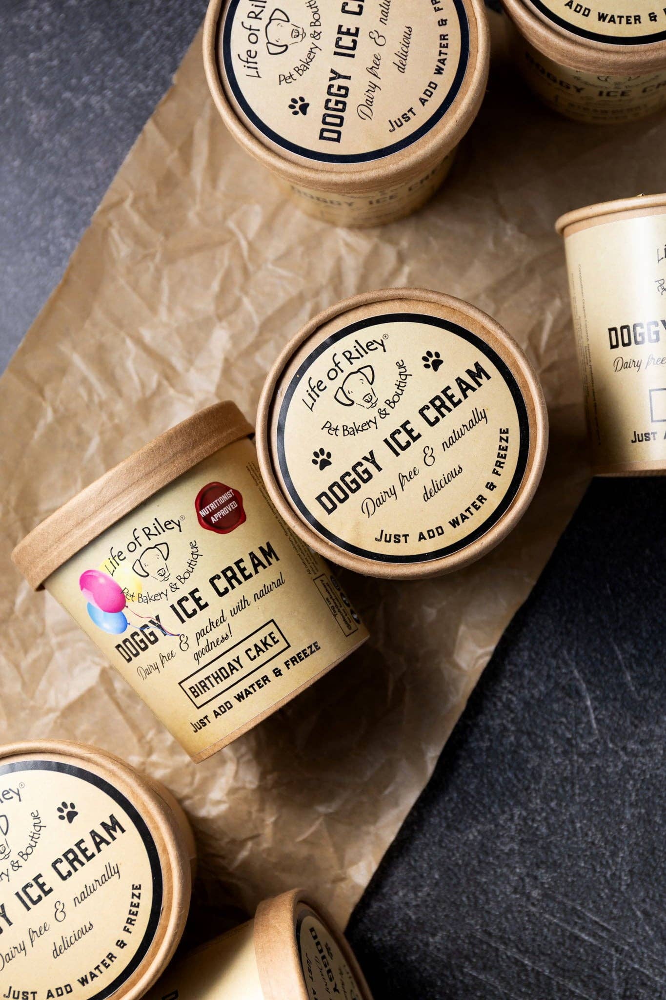 Doggy DIY Ice Cream Kits - Case of 8 Tubs