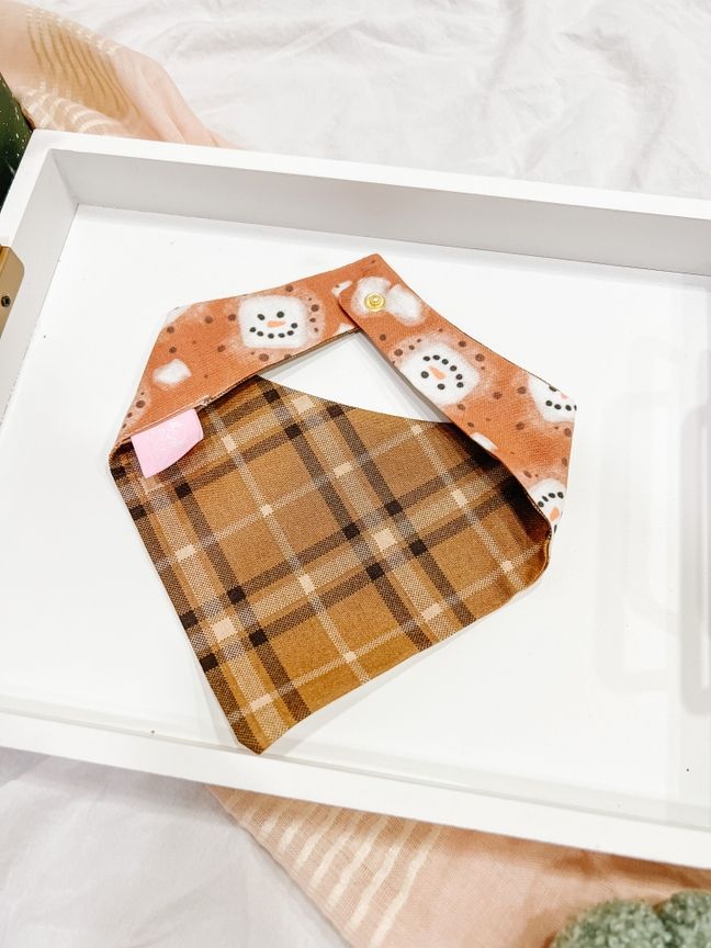 Hot chocolate Snowman bandana