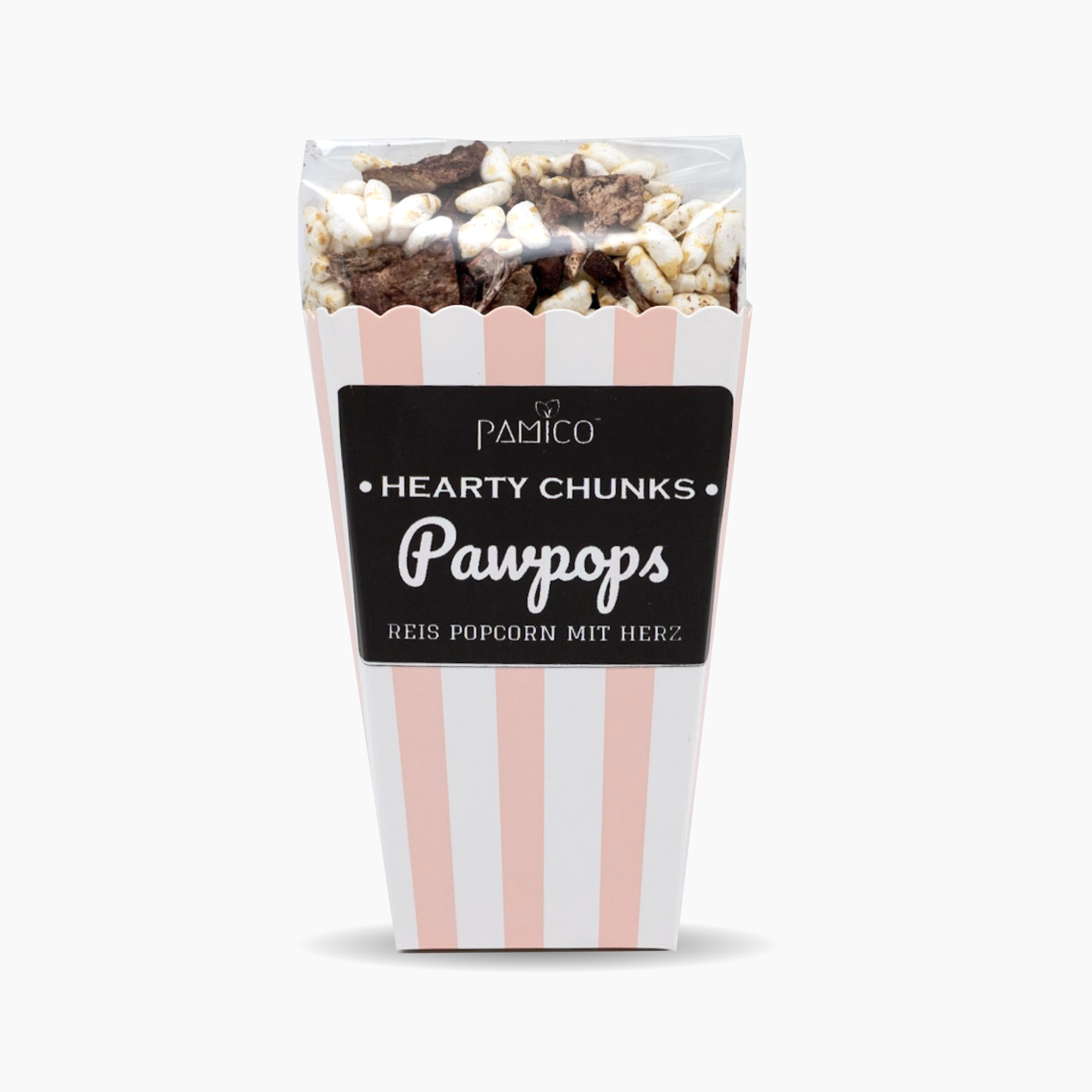 Rice pops with pork heart - dog popcorn puffed rice