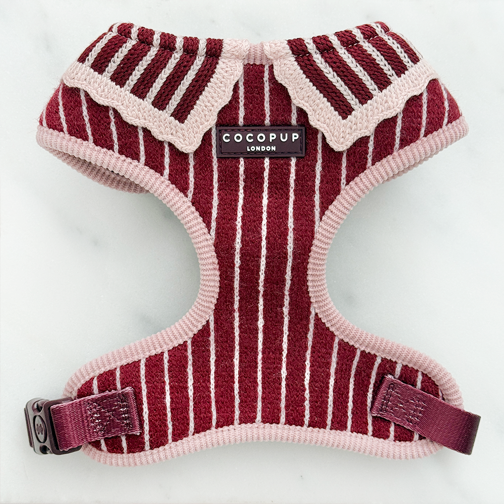 Knitted Cherry Bakewell Adjustable Neck HARNESS