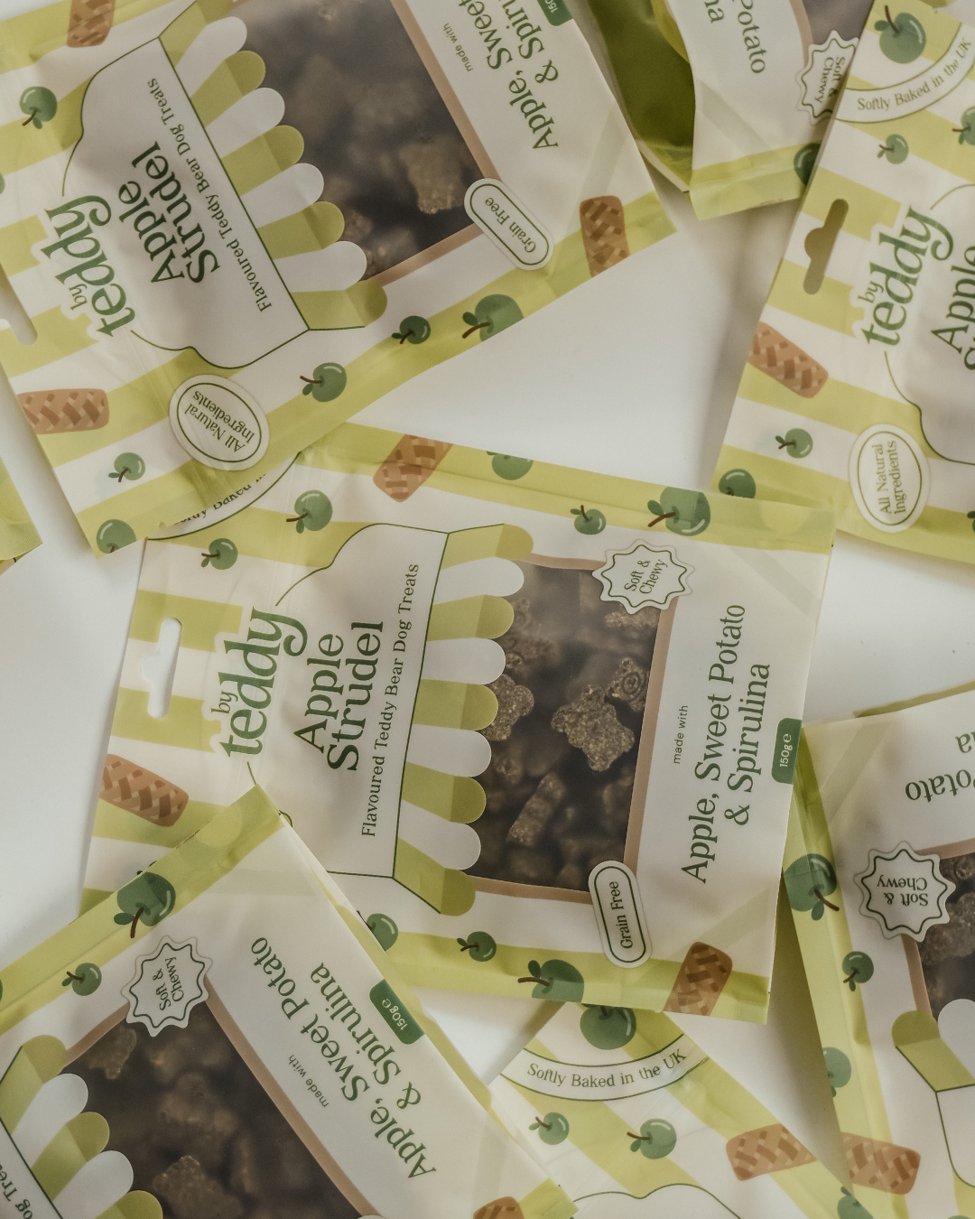 Apple Strudel Teddy Bear Soft Treats