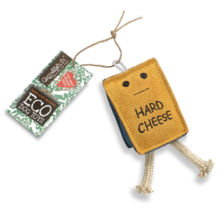 Hard cheese eco dog toy