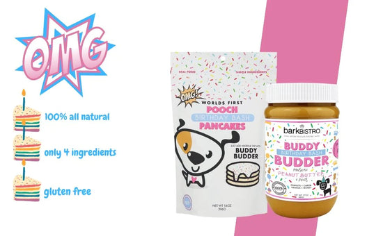 BIRTHDAY BASH POOCH PANCAKES- 100% natural Dog Pancakes,