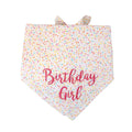 Sprinkles birthday girl dog bandana crew La La