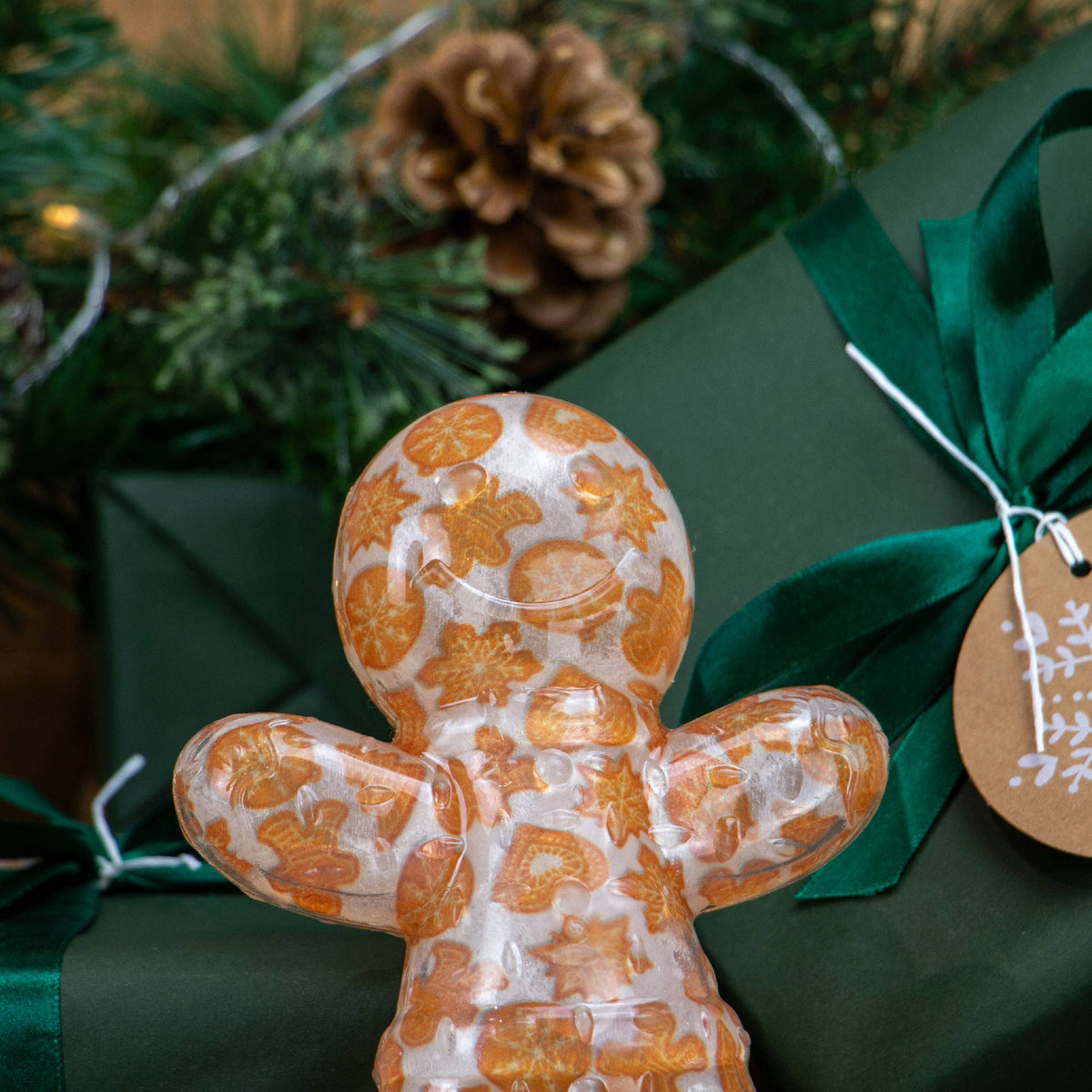 Squeaky Gingerbread  Dog Toy