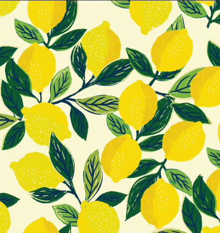 Lemon Zest Dog Bow Tie