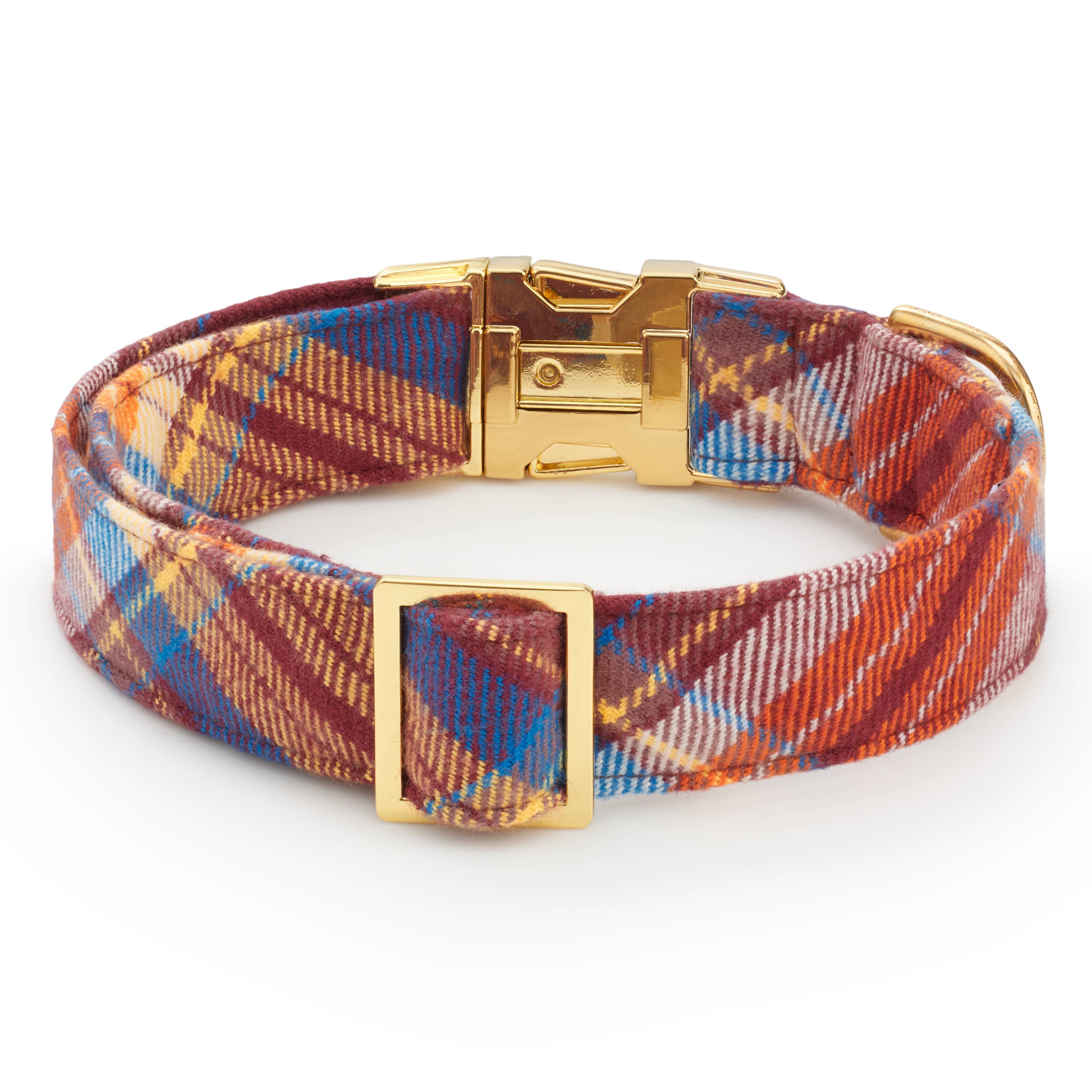 Marlow Plaid Flannel Dog Collar