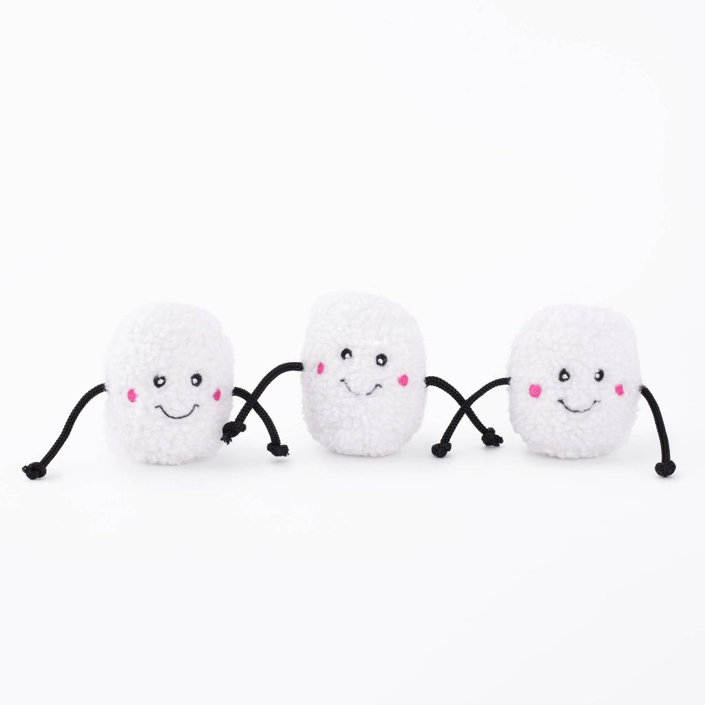 Miniz - Marshmallows (3-pack) - Holiday Dog Toy