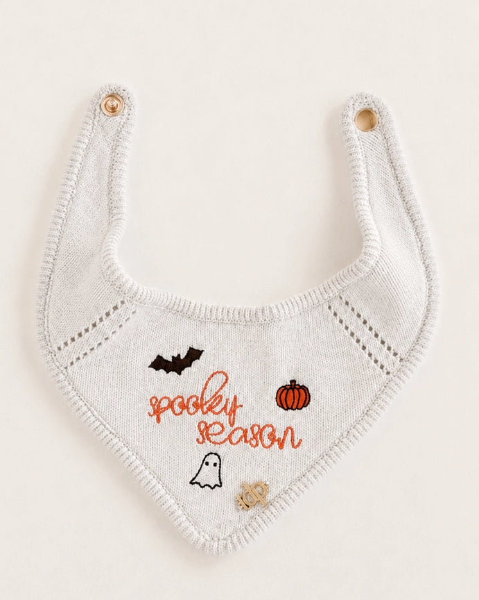 Spooky Season knitted bandana