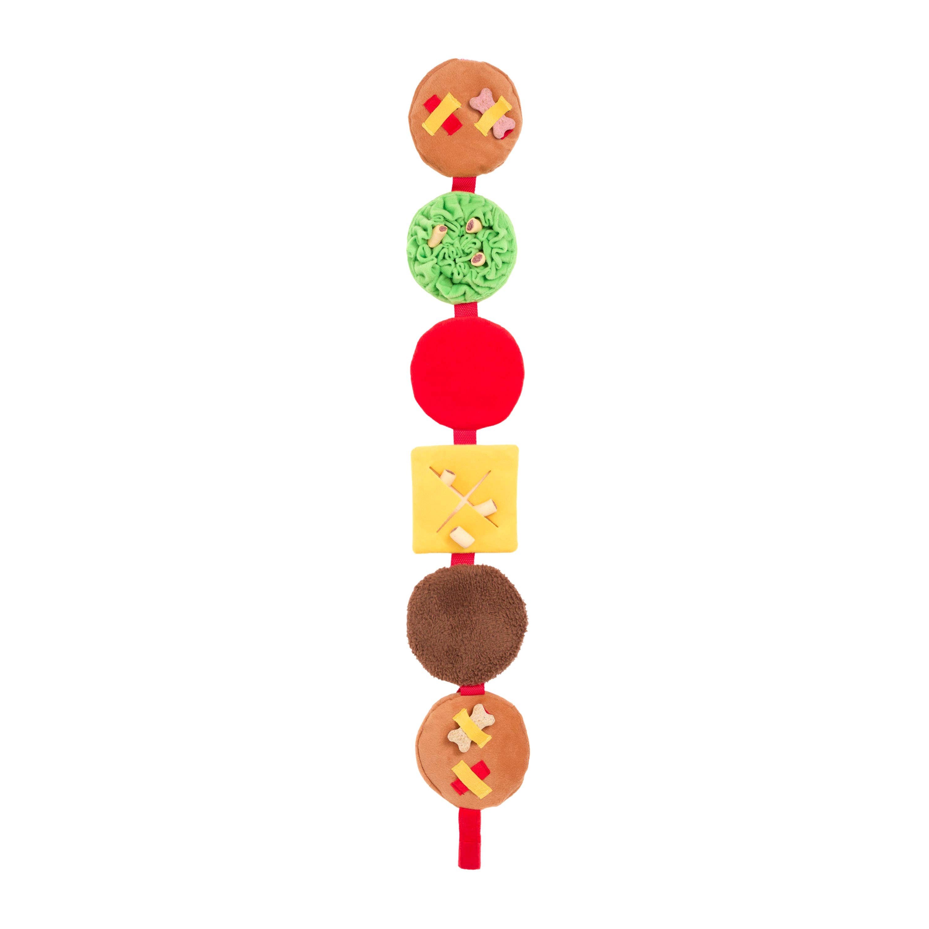 Snufflerz Stacks - Cheeseburger - Interactive Dog Toy
