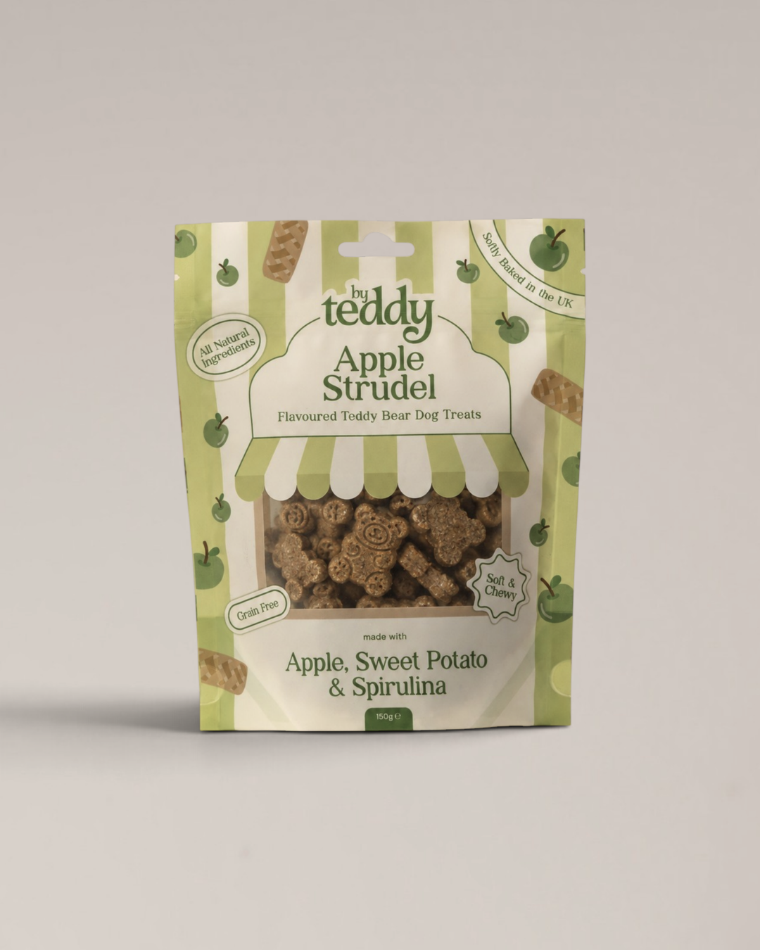 Apple Strudel Teddy Bear Soft Treats