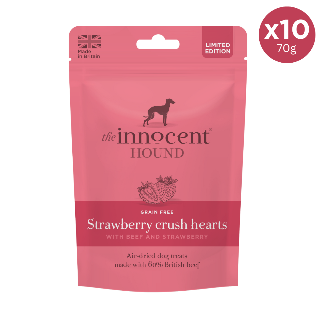 Strawberry Crush Hearts - Beef with Strawberry 70g