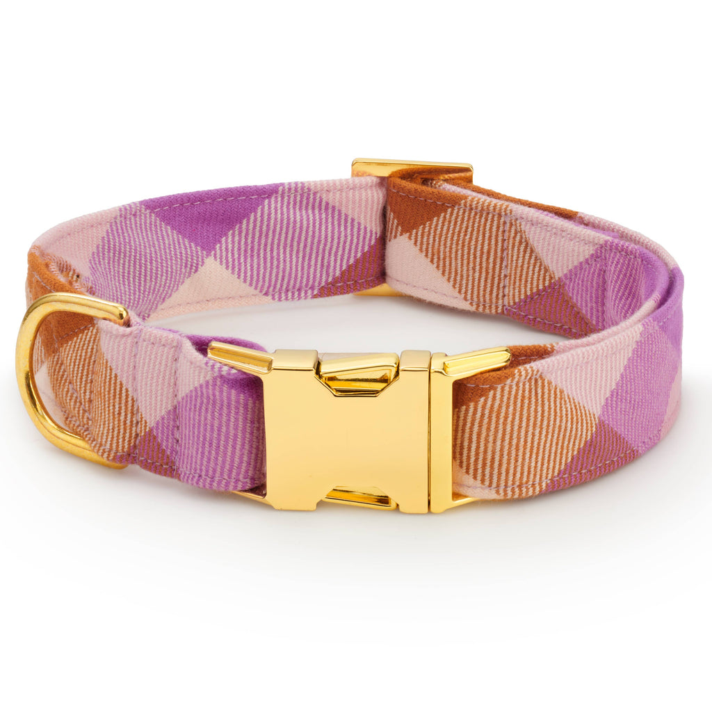 Bramble Flannel Dog Collar