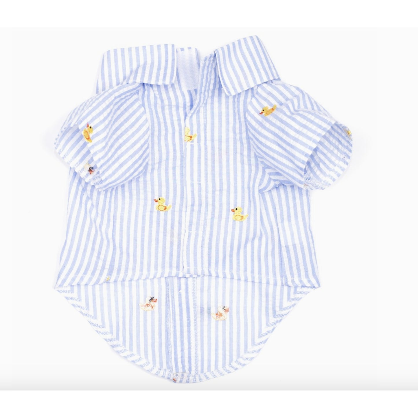 Lt. Blue Stripe Rubber Duck Shirt