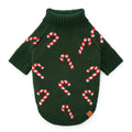 Candy Canes Holiday Dog Sweater
