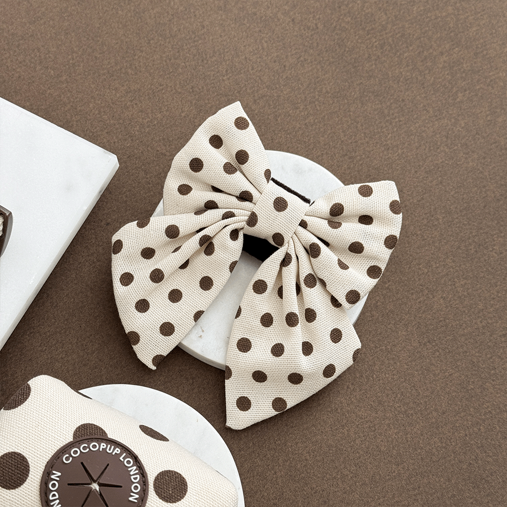 Tiramisu Polka Dot Sailor Bow Tie