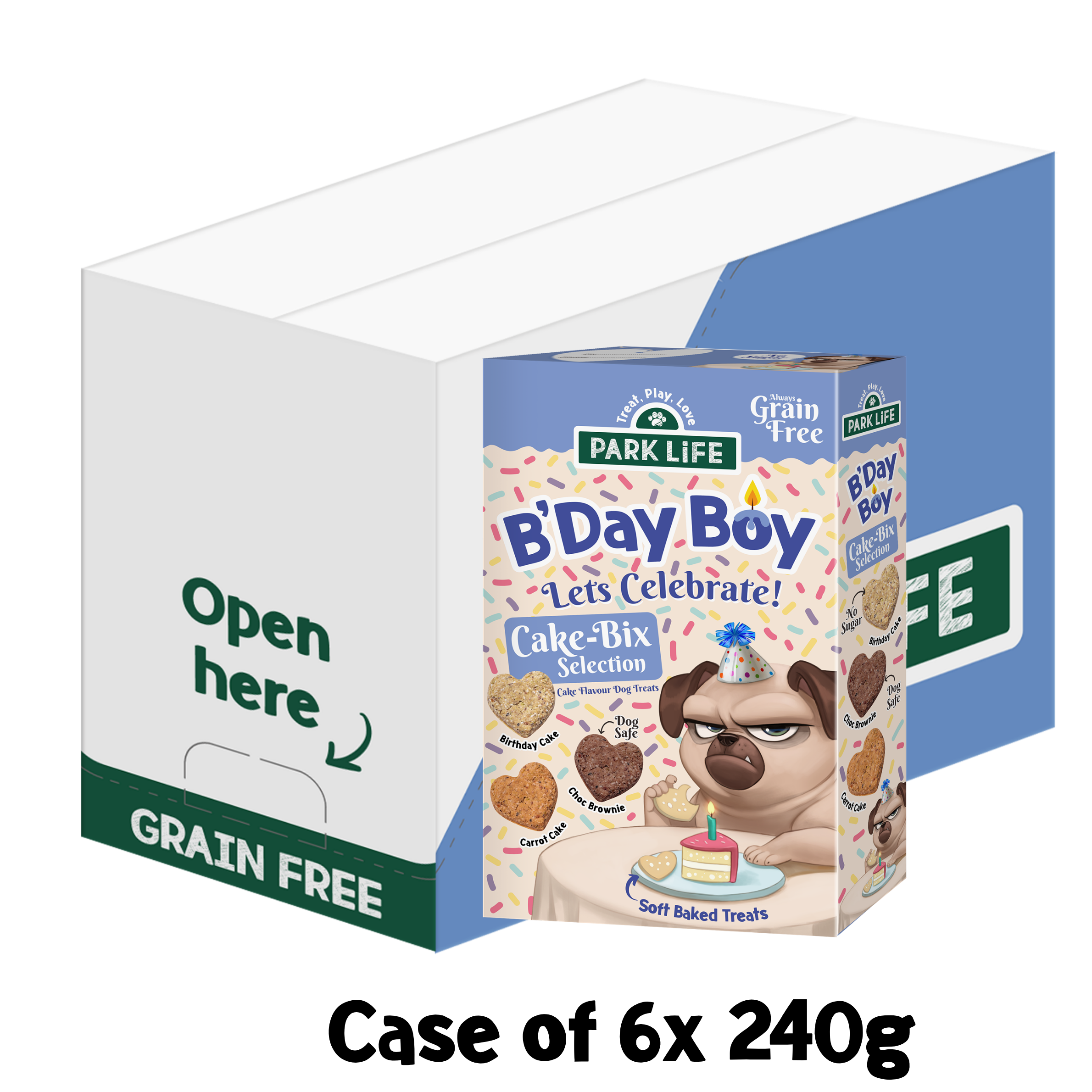 Cake-Bix B'Day Boy Cake Selection 240g