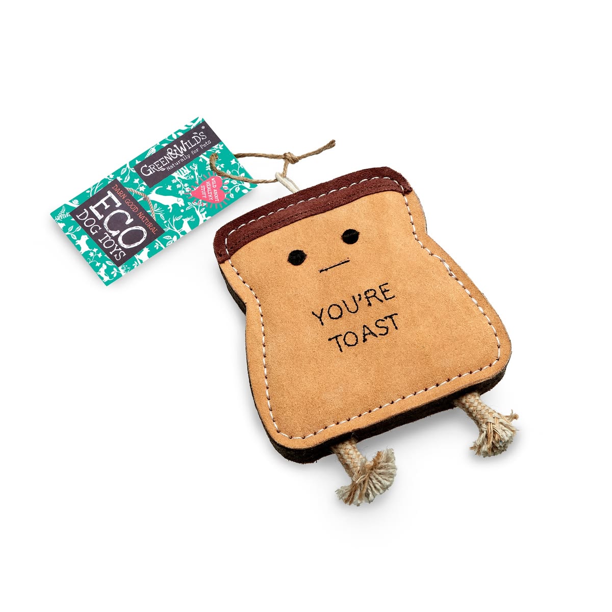 You’re toast tough dog toy