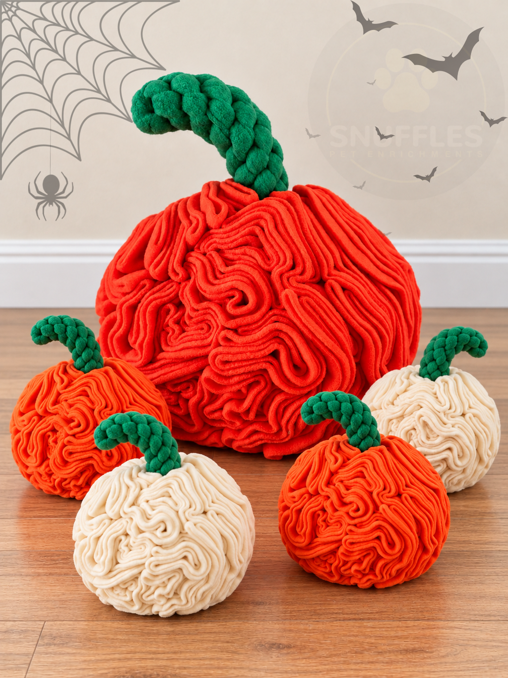 Pumpkin Snuffle Ball ( 2 Sizes Available)