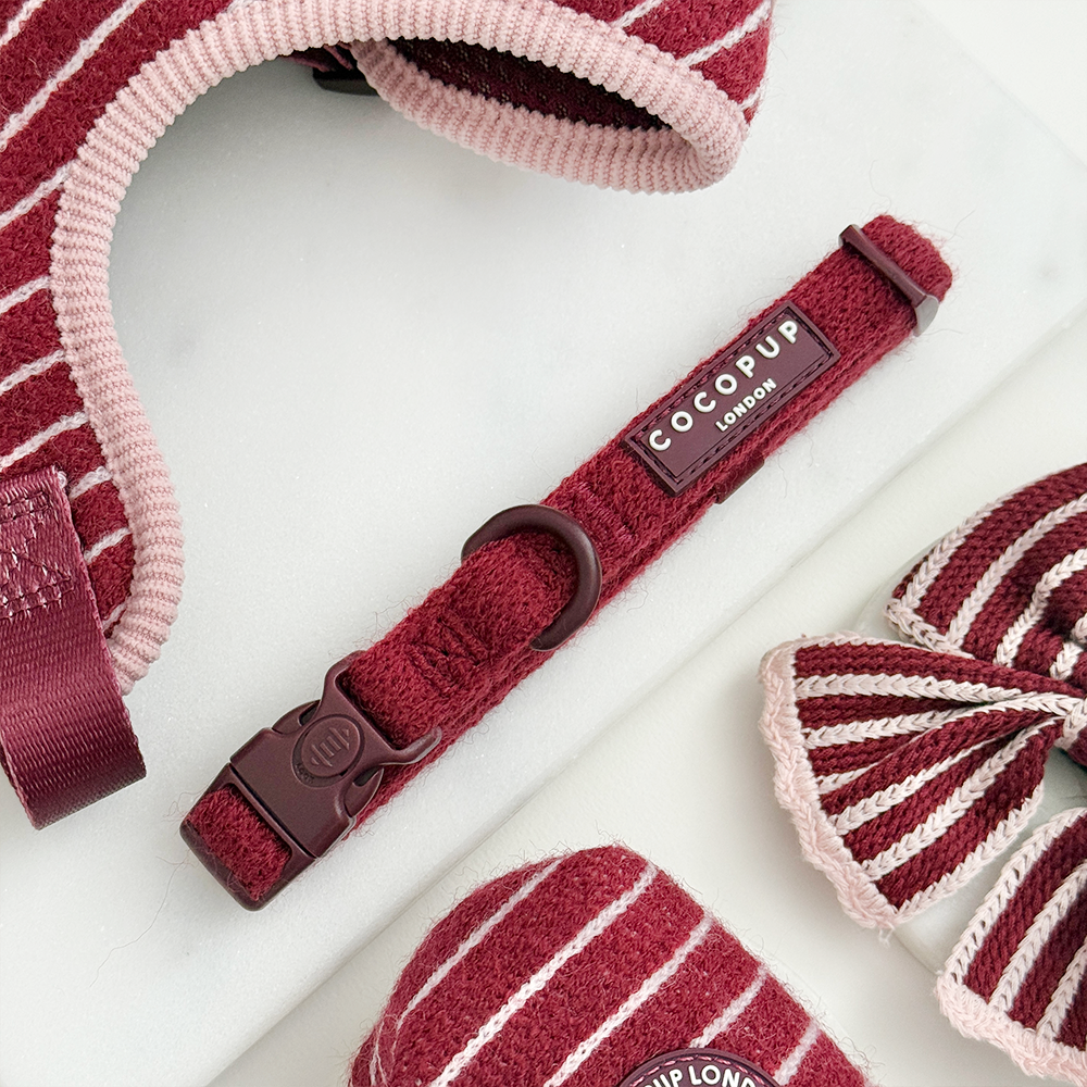 Knitted Cherry Bakewell COLLAR