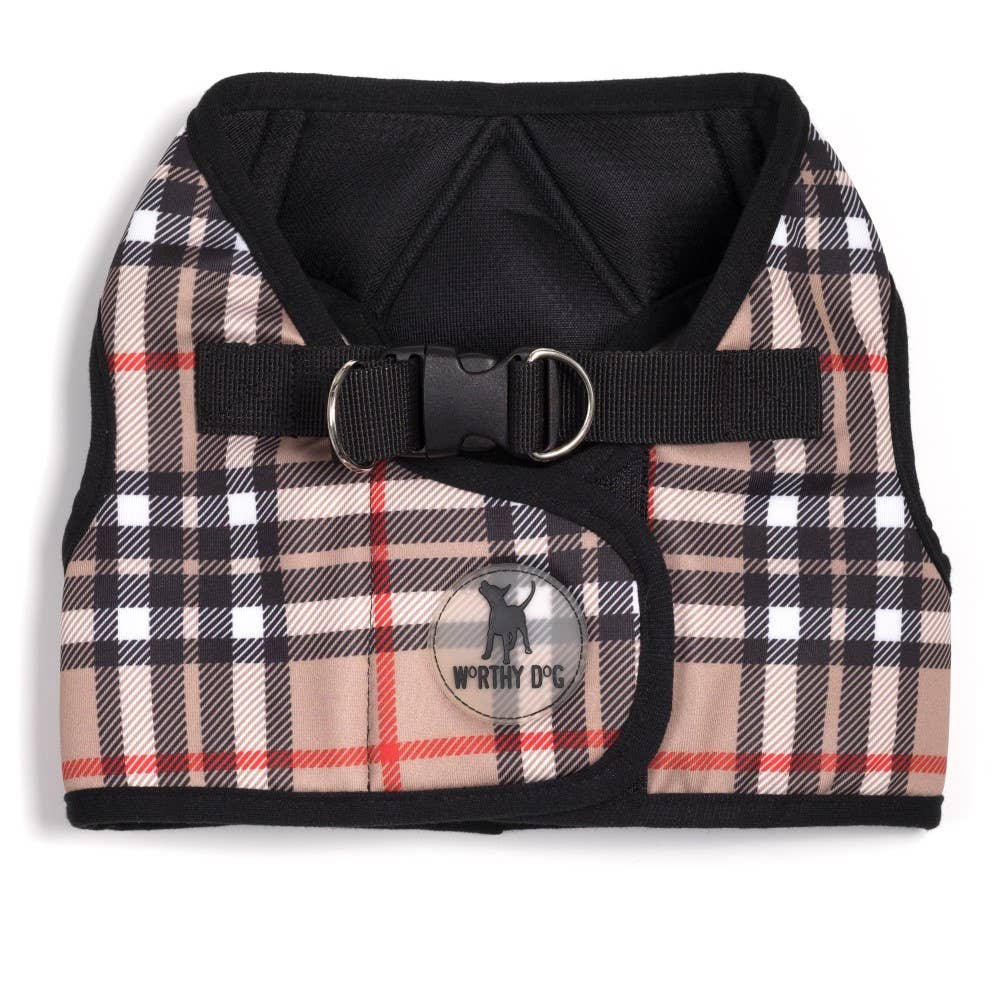 London Plaid Dog Harness