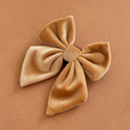 Luxe Velvet Sailor Bow Tie - Mocha