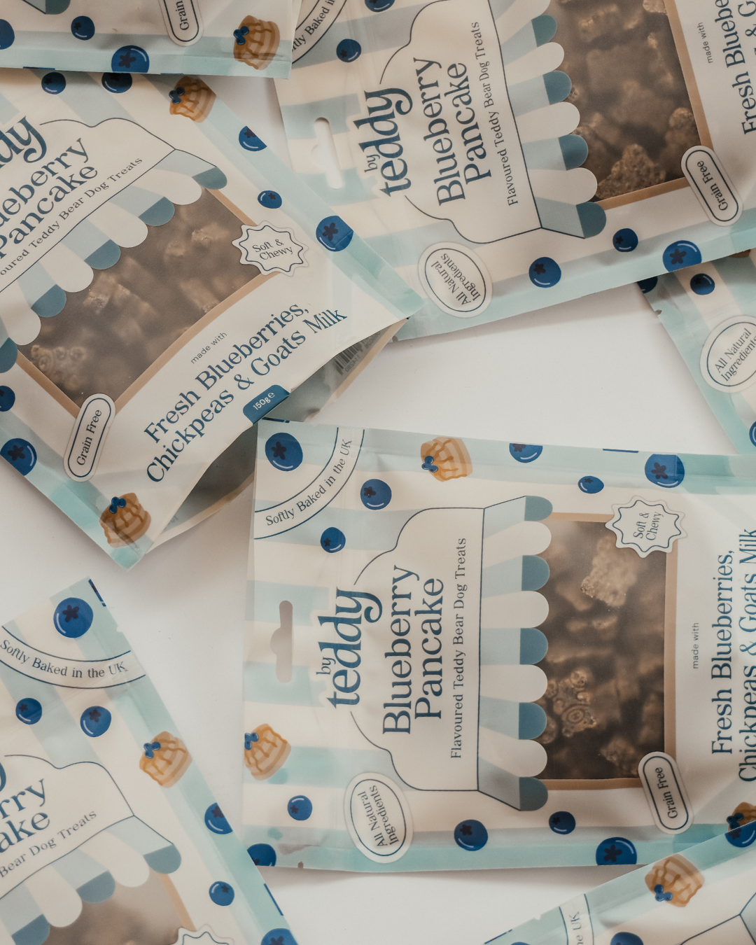 Blueberry Pancake Teddy Bear Soft Treats