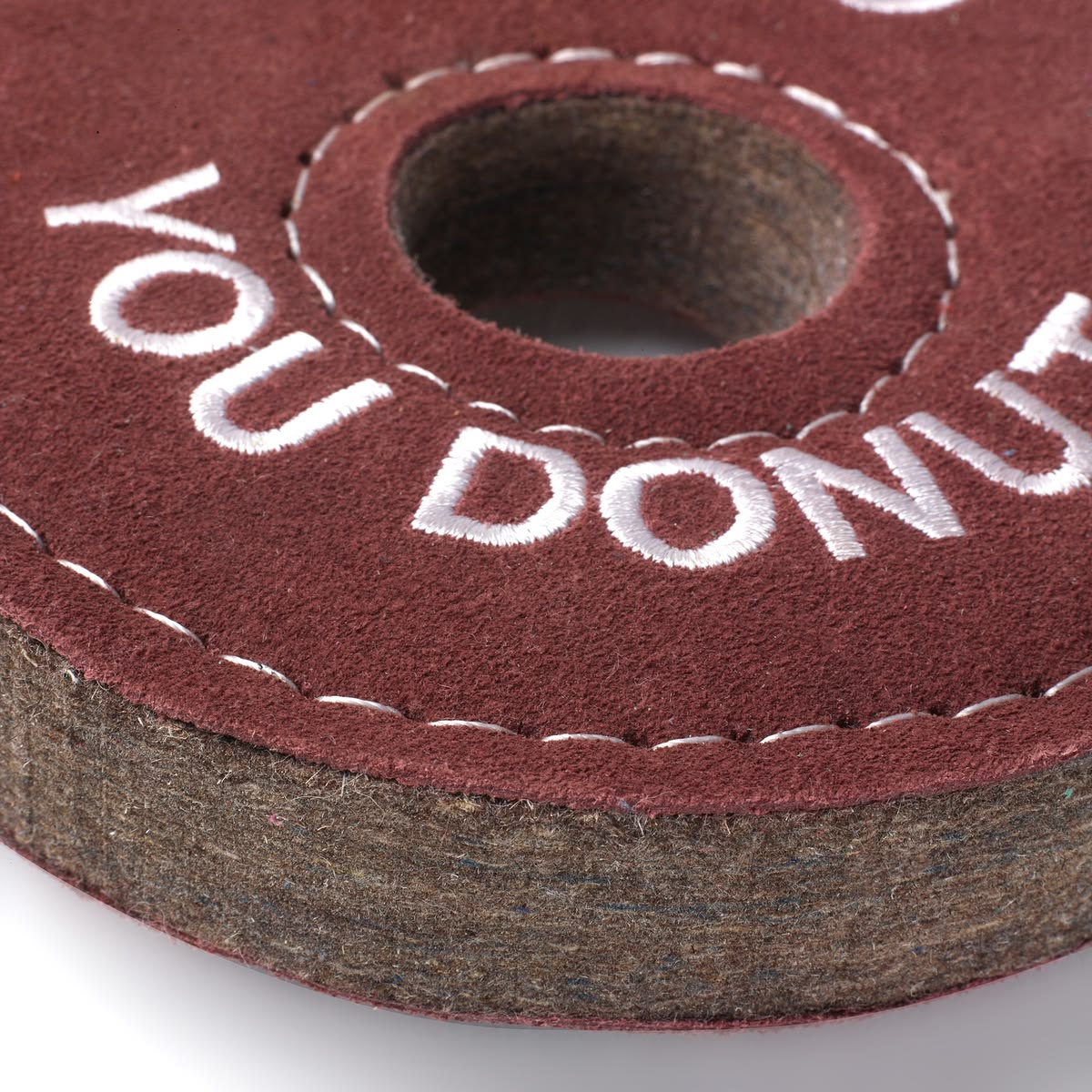 Derrick the donut Dog toy