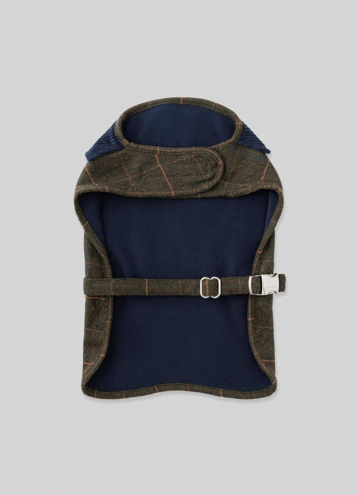 Hackett x Hugo Hudson Dark Green Checked Tweed Dog Jacket