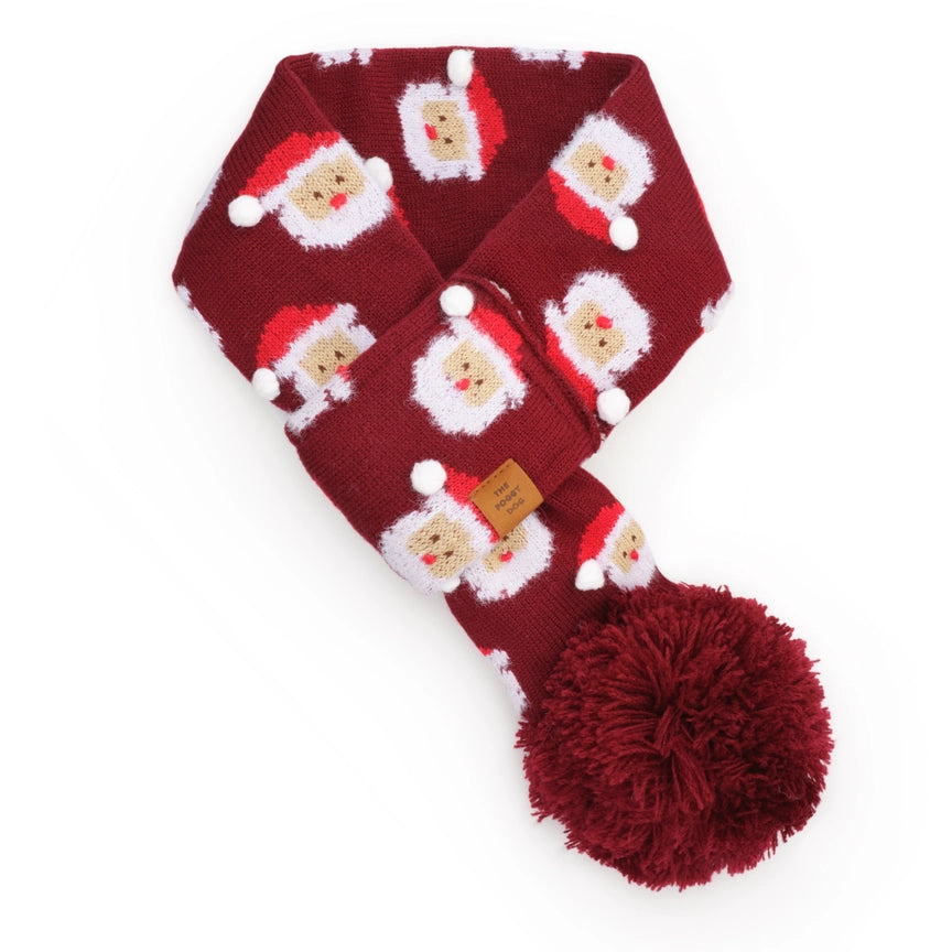 Ho Ho Ho! Knit Dog Scarf