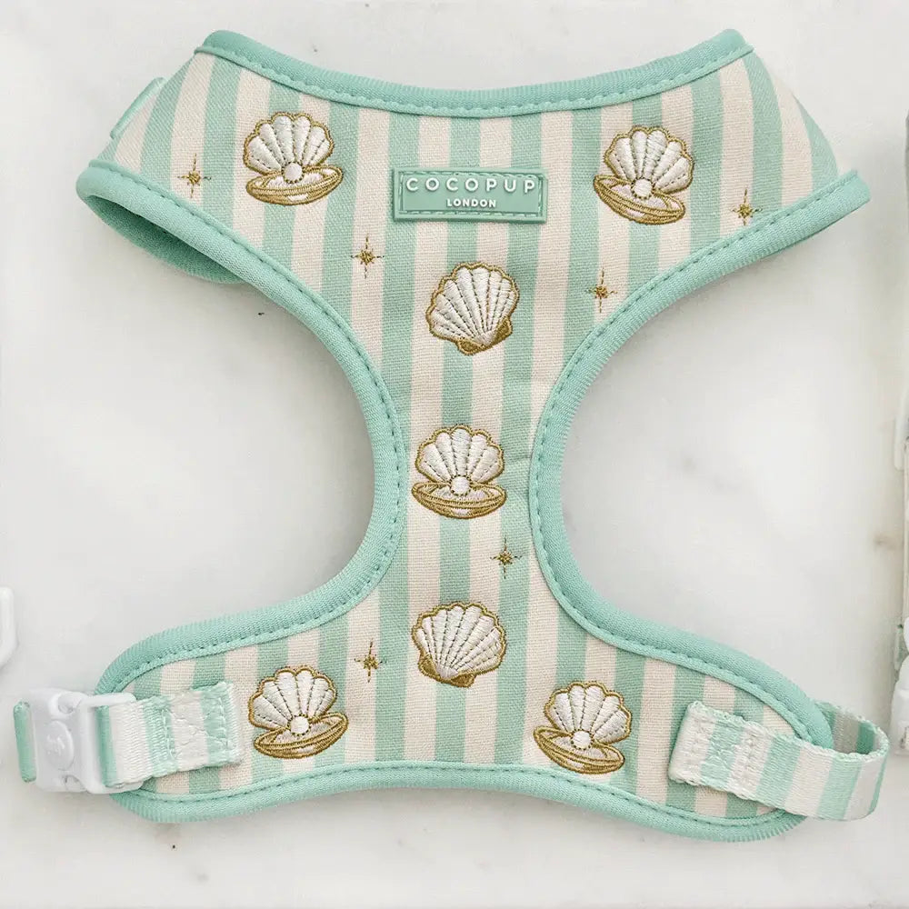 Mermaid Pearl Pup Adjustable Neck HARNESS