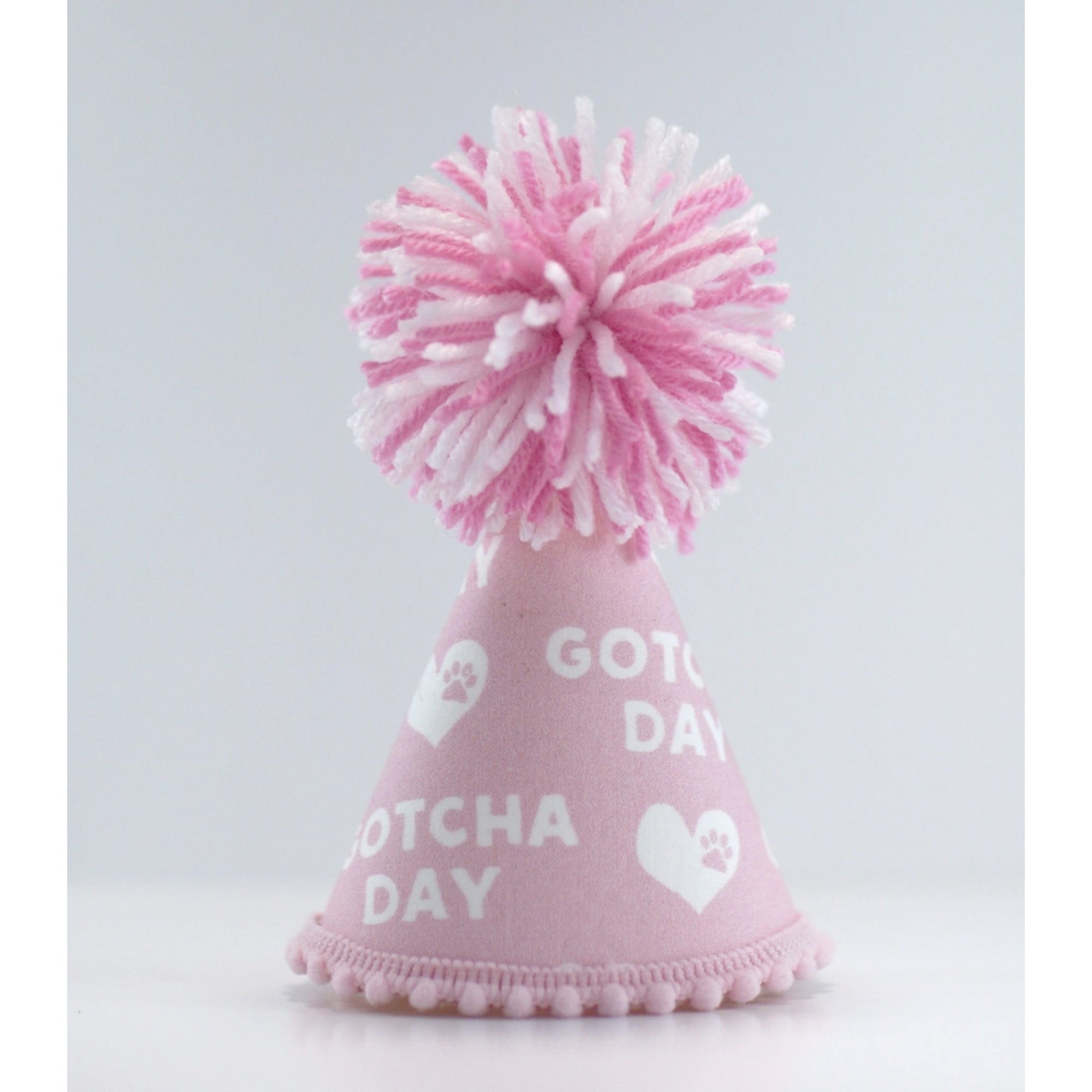 Gotcha day pink party hat